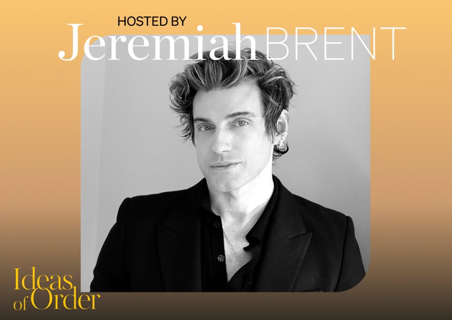 Banner de portada del podcast Ideas de Orden de California Closets, presentado por Jeremiah Brent.